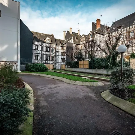 Daire Aux Jardins De L'hotel De - Hypercentre Avec Parking Prive Rouen